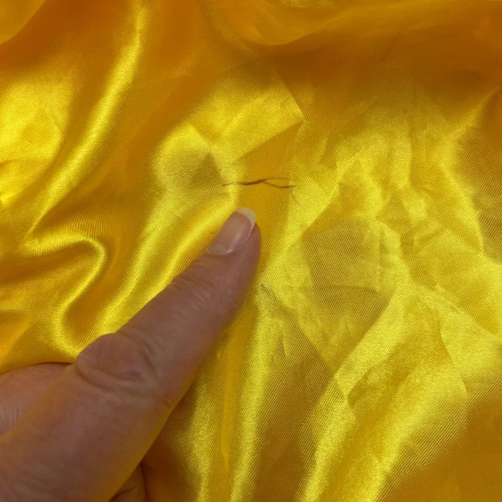 Girls Ruched Princess Gown Size 160/US XL Yellow Belle Costume Gemstone